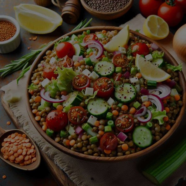 Quelle est la meilleure recette de salade de lentilles sans vinaigrette grasse?